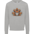 A Trippy Fox With Seven Tails Kids Sweatshirt Jumper Sports Grey