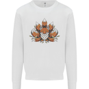 A Trippy Fox With Seven Tails Kids Sweatshirt Jumper White