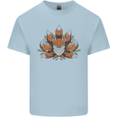 A Trippy Fox With Seven Tails Kids T-Shirt Childrens Light Blue