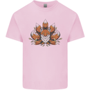A Trippy Fox With Seven Tails Kids T-Shirt Childrens Light Pink