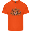 A Trippy Fox With Seven Tails Kids T-Shirt Childrens Orange