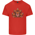 A Trippy Fox With Seven Tails Kids T-Shirt Childrens Red
