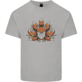 A Trippy Fox With Seven Tails Kids T-Shirt Childrens Sports Grey