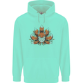 A Trippy Fox With Seven Tails Mens 80% Cotton Hoodie Peppermint