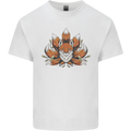 A Trippy Fox With Seven Tails Mens Cotton T-Shirt Tee Top White