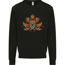 A Trippy Fox With Seven Tails Mens Sweatshirt Jumper Black