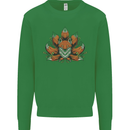 A Trippy Fox With Seven Tails Mens Sweatshirt Jumper Irish Green
