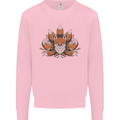 A Trippy Fox With Seven Tails Mens Sweatshirt Jumper Light Pink