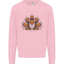 A Trippy Fox With Seven Tails Mens Sweatshirt Jumper Light Pink