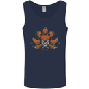 A Trippy Fox With Seven Tails Mens Vest Tank Top Navy Blue