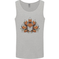 A Trippy Fox With Seven Tails Mens Vest Tank Top Sports Grey