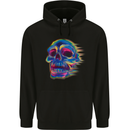 A Trippy Skull Childrens Kids Hoodie Black
