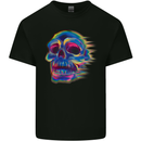 A Trippy Skull Kids T-Shirt Childrens Black