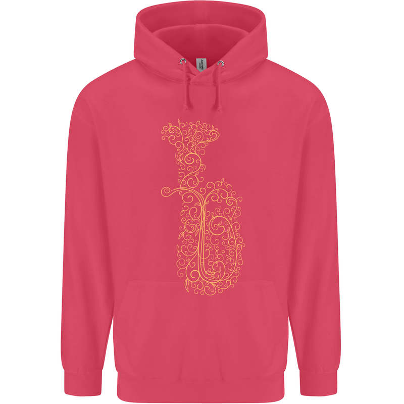A Tuba Musical Instruments Brass Band Childrens Kids Hoodie Heliconia