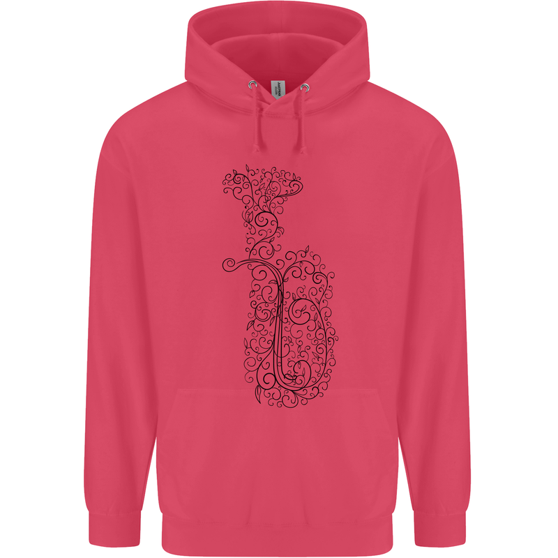 A Tuba Musical Instruments Brass Band Childrens Kids Hoodie Heliconia