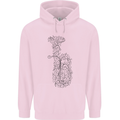 A Tuba Musical Instruments Brass Band Childrens Kids Hoodie Light Pink