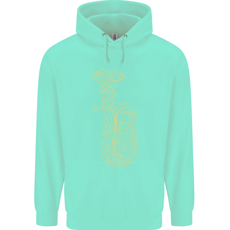 A Tuba Musical Instruments Brass Band Childrens Kids Hoodie Peppermint