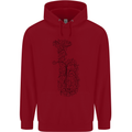 A Tuba Musical Instruments Brass Band Childrens Kids Hoodie Red