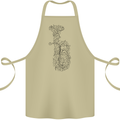 A Tuba Musical Instruments Brass Band Cotton Apron 100% Organic Khaki