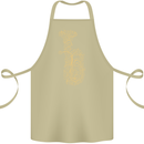 A Tuba Musical Instruments Brass Band Cotton Apron 100% Organic Khaki