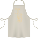 A Tuba Musical Instruments Brass Band Cotton Apron 100% Organic Natural