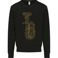 A Tuba Musical Instruments Brass Band Kids Sweatshirt Jumper Black