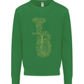 A Tuba Musical Instruments Brass Band Kids Sweatshirt Jumper Irish Green