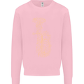 A Tuba Musical Instruments Brass Band Kids Sweatshirt Jumper Light Pink