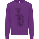 A Tuba Musical Instruments Brass Band Kids Sweatshirt Jumper Purple