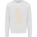 A Tuba Musical Instruments Brass Band Kids Sweatshirt Jumper White