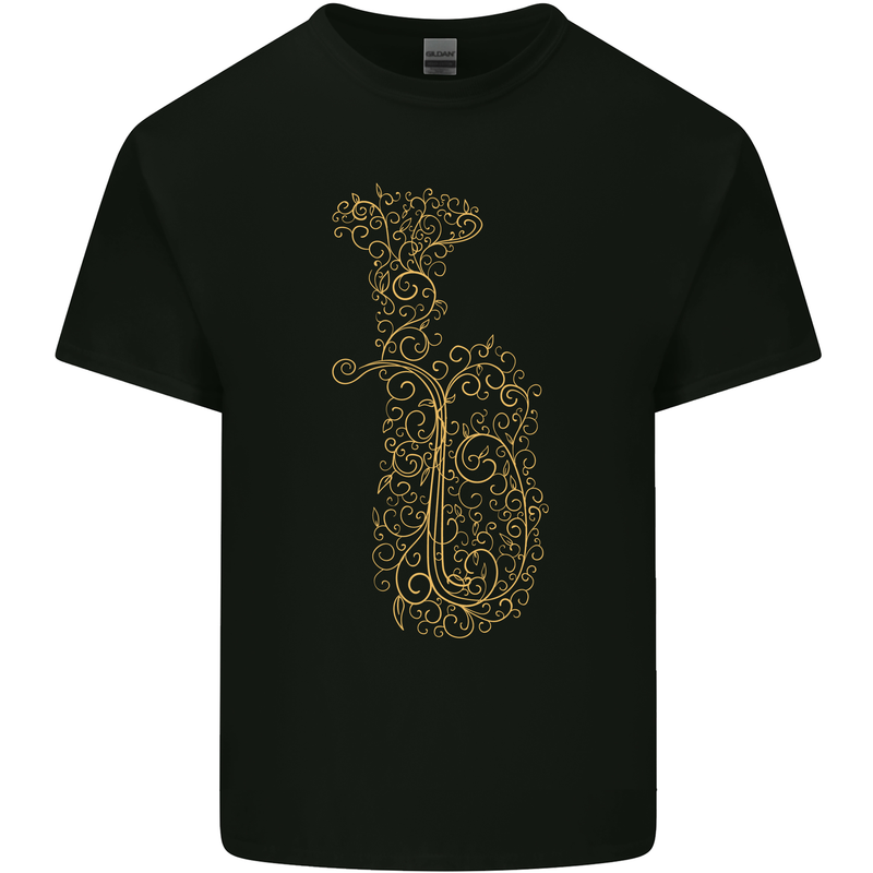 A Tuba Musical Instruments Brass Band Kids T-Shirt Childrens Black