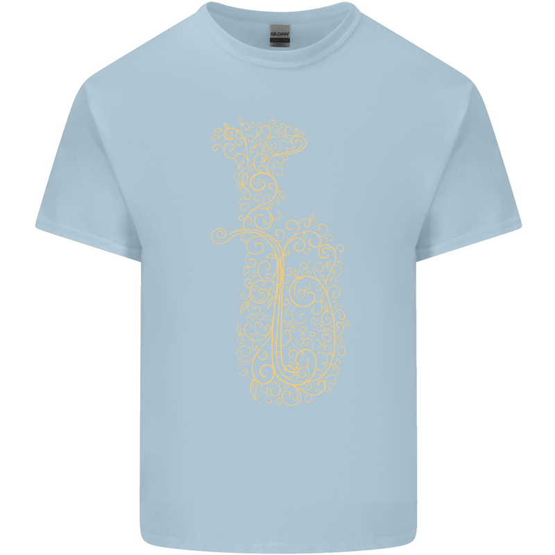 A Tuba Musical Instruments Brass Band Kids T-Shirt Childrens Light Blue