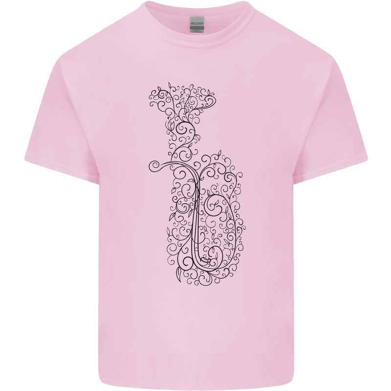 A Tuba Musical Instruments Brass Band Kids T-Shirt Childrens Light Pink