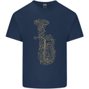 A Tuba Musical Instruments Brass Band Kids T-Shirt Childrens Navy Blue