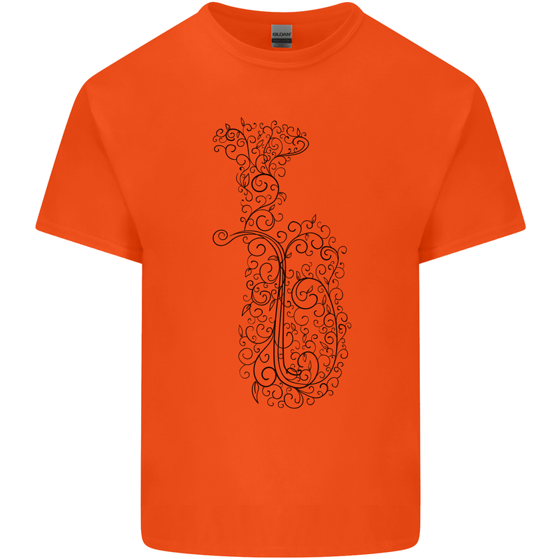 A Tuba Musical Instruments Brass Band Kids T-Shirt Childrens Orange