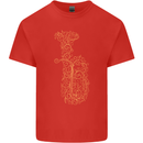 A Tuba Musical Instruments Brass Band Kids T-Shirt Childrens Red