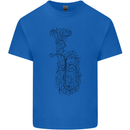 A Tuba Musical Instruments Brass Band Kids T-Shirt Childrens Royal Blue