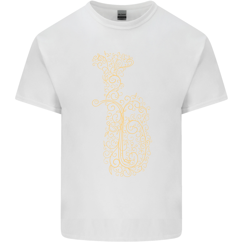 A Tuba Musical Instruments Brass Band Kids T-Shirt Childrens White