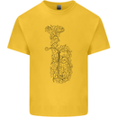 A Tuba Musical Instruments Brass Band Kids T-Shirt Childrens Yellow