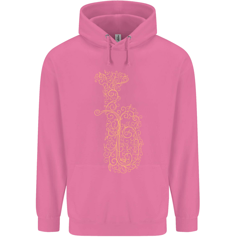 A Tuba Musical Instruments Brass Band Mens 80% Cotton Hoodie Azelea