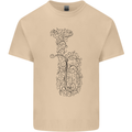 A Tuba Musical Instruments Brass Band Mens Cotton T-Shirt Tee Top Sand