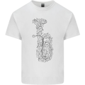 A Tuba Musical Instruments Brass Band Mens Cotton T-Shirt Tee Top White