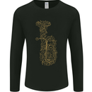 A Tuba Musical Instruments Brass Band Mens Long Sleeve T-Shirt Black