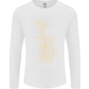 A Tuba Musical Instruments Brass Band Mens Long Sleeve T-Shirt White