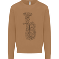 A Tuba Musical Instruments Brass Band Mens Sweatshirt Jumper Caramel Latte