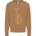 A Tuba Musical Instruments Brass Band Mens Sweatshirt Jumper Caramel Latte