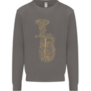 A Tuba Musical Instruments Brass Band Mens Sweatshirt Jumper Charcoal