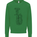 A Tuba Musical Instruments Brass Band Mens Sweatshirt Jumper Irish Green