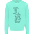 A Tuba Musical Instruments Brass Band Mens Sweatshirt Jumper Peppermint