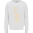 A Tuba Musical Instruments Brass Band Mens Sweatshirt Jumper White